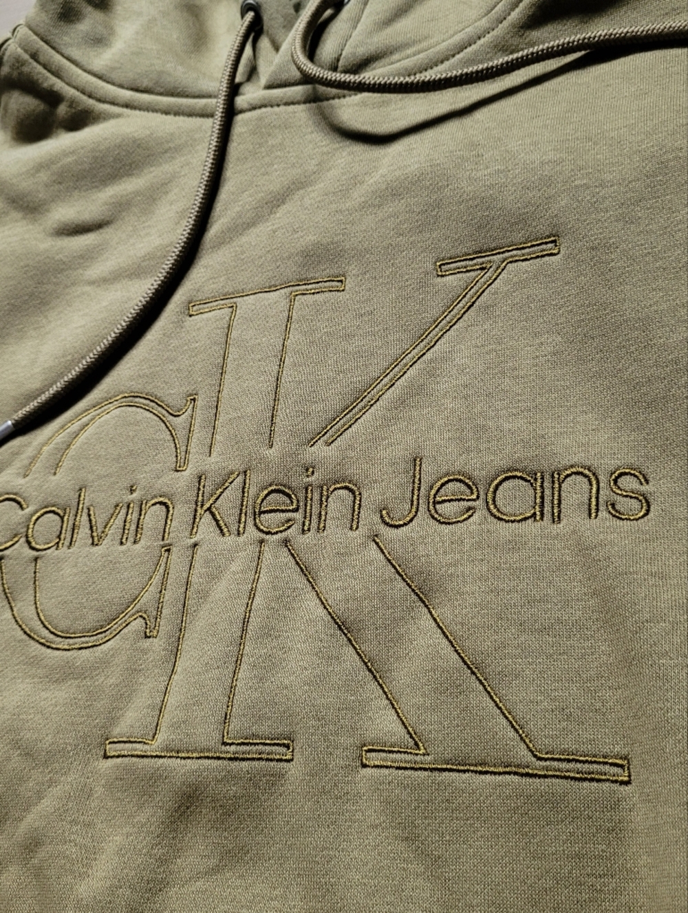 Olive Green Calvin Klein Hoodie